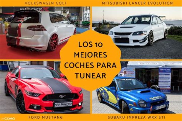 Los mejores autos para tunear que puedes encontrar